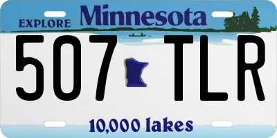 MN license plate 507TLR