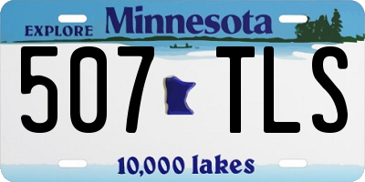 MN license plate 507TLS