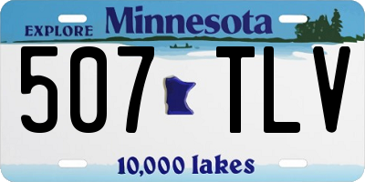 MN license plate 507TLV