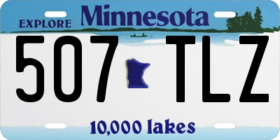 MN license plate 507TLZ