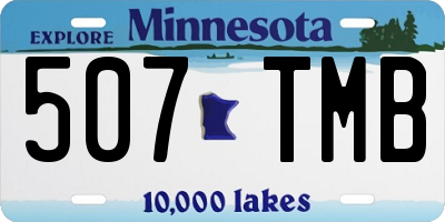 MN license plate 507TMB