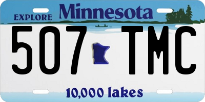 MN license plate 507TMC