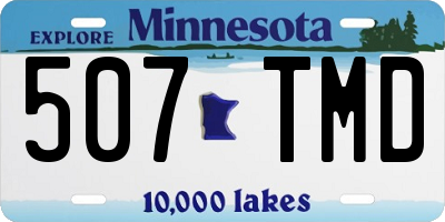 MN license plate 507TMD