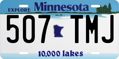 MN license plate 507TMJ