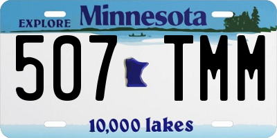 MN license plate 507TMM