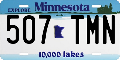 MN license plate 507TMN