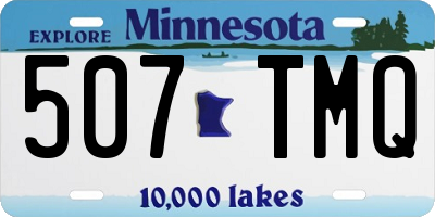 MN license plate 507TMQ