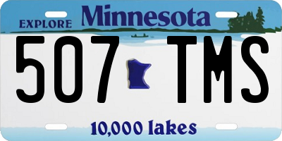MN license plate 507TMS