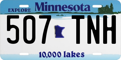 MN license plate 507TNH