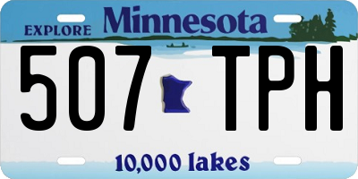 MN license plate 507TPH