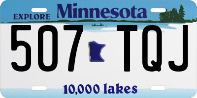 MN license plate 507TQJ