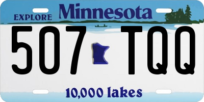 MN license plate 507TQQ