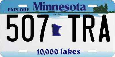 MN license plate 507TRA