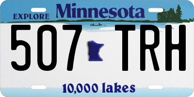 MN license plate 507TRH