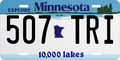 MN license plate 507TRI
