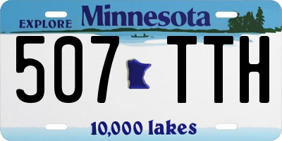 MN license plate 507TTH
