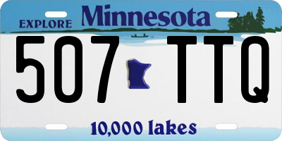 MN license plate 507TTQ