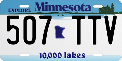MN license plate 507TTV