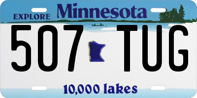 MN license plate 507TUG