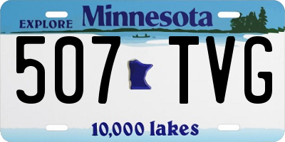 MN license plate 507TVG