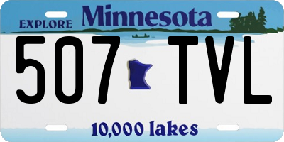 MN license plate 507TVL