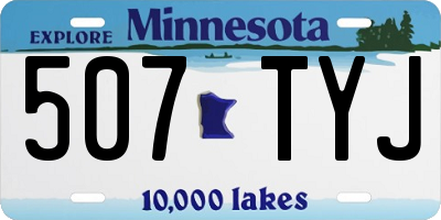 MN license plate 507TYJ