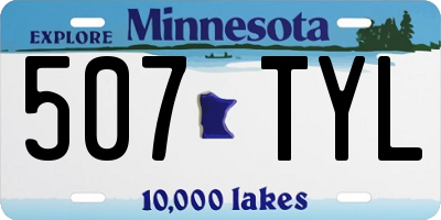 MN license plate 507TYL