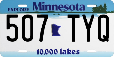 MN license plate 507TYQ