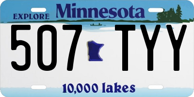 MN license plate 507TYY