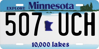 MN license plate 507UCH