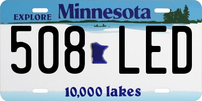 MN license plate 508LED