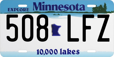 MN license plate 508LFZ