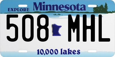 MN license plate 508MHL