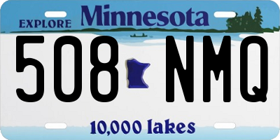 MN license plate 508NMQ