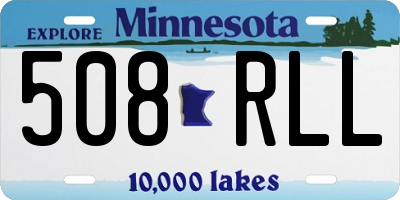 MN license plate 508RLL