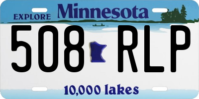 MN license plate 508RLP