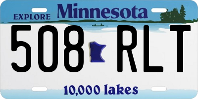 MN license plate 508RLT