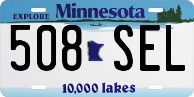 MN license plate 508SEL