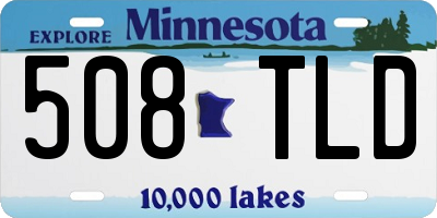 MN license plate 508TLD