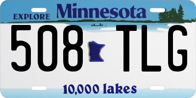 MN license plate 508TLG