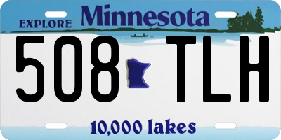 MN license plate 508TLH