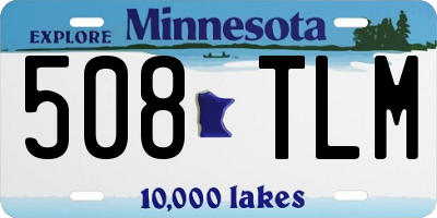MN license plate 508TLM