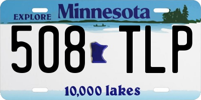 MN license plate 508TLP
