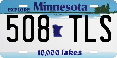 MN license plate 508TLS
