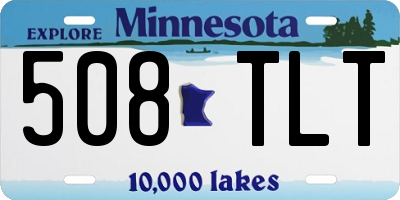 MN license plate 508TLT