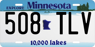 MN license plate 508TLV