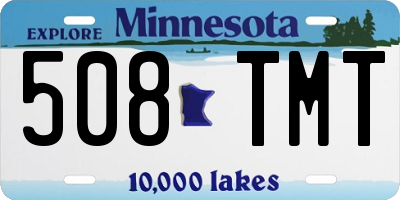 MN license plate 508TMT