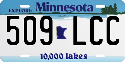 MN license plate 509LCC