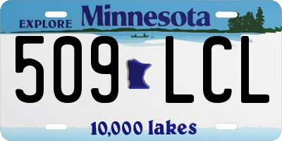 MN license plate 509LCL