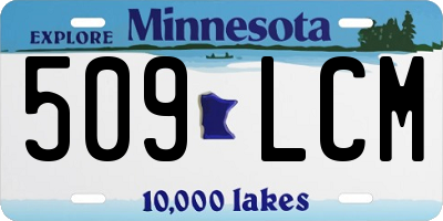 MN license plate 509LCM